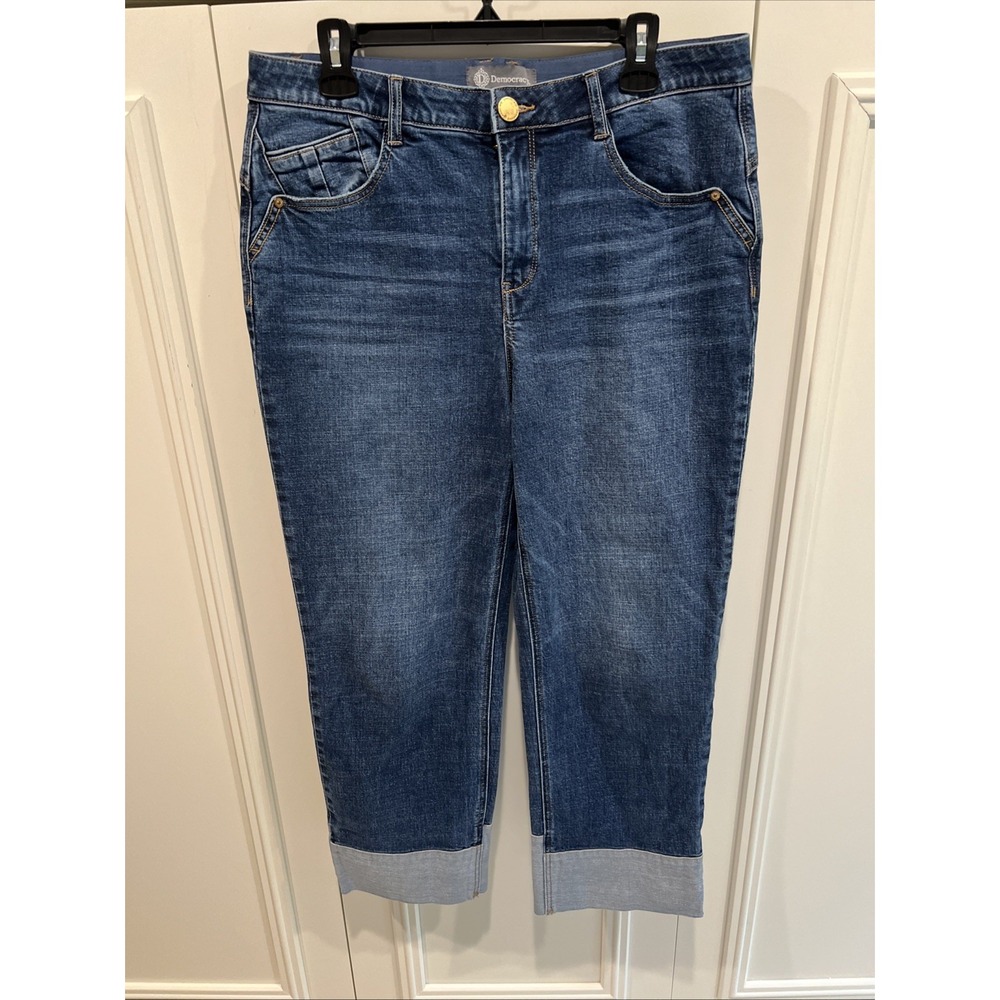 Democracy Ab Tech Jeans High Rise Crop Cuffed Boyfriend Jeans Round Up